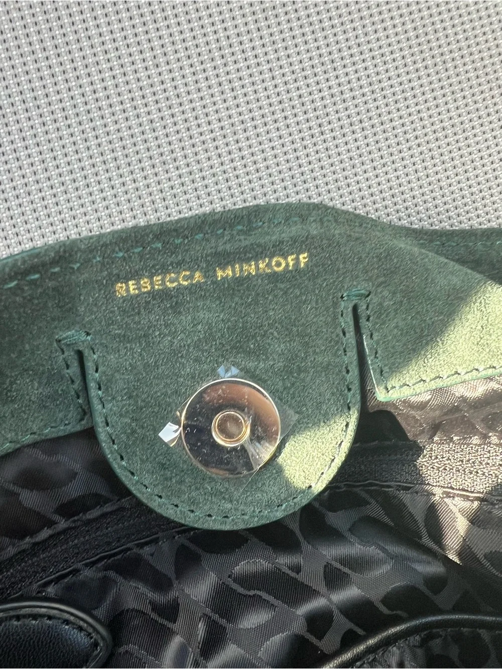 NWOT Rebecca Minkoff Mab Green Suede Leather Hobo Bag